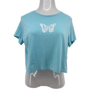 Women’s Levi Butterfly Graphic Ringer Mini Tee